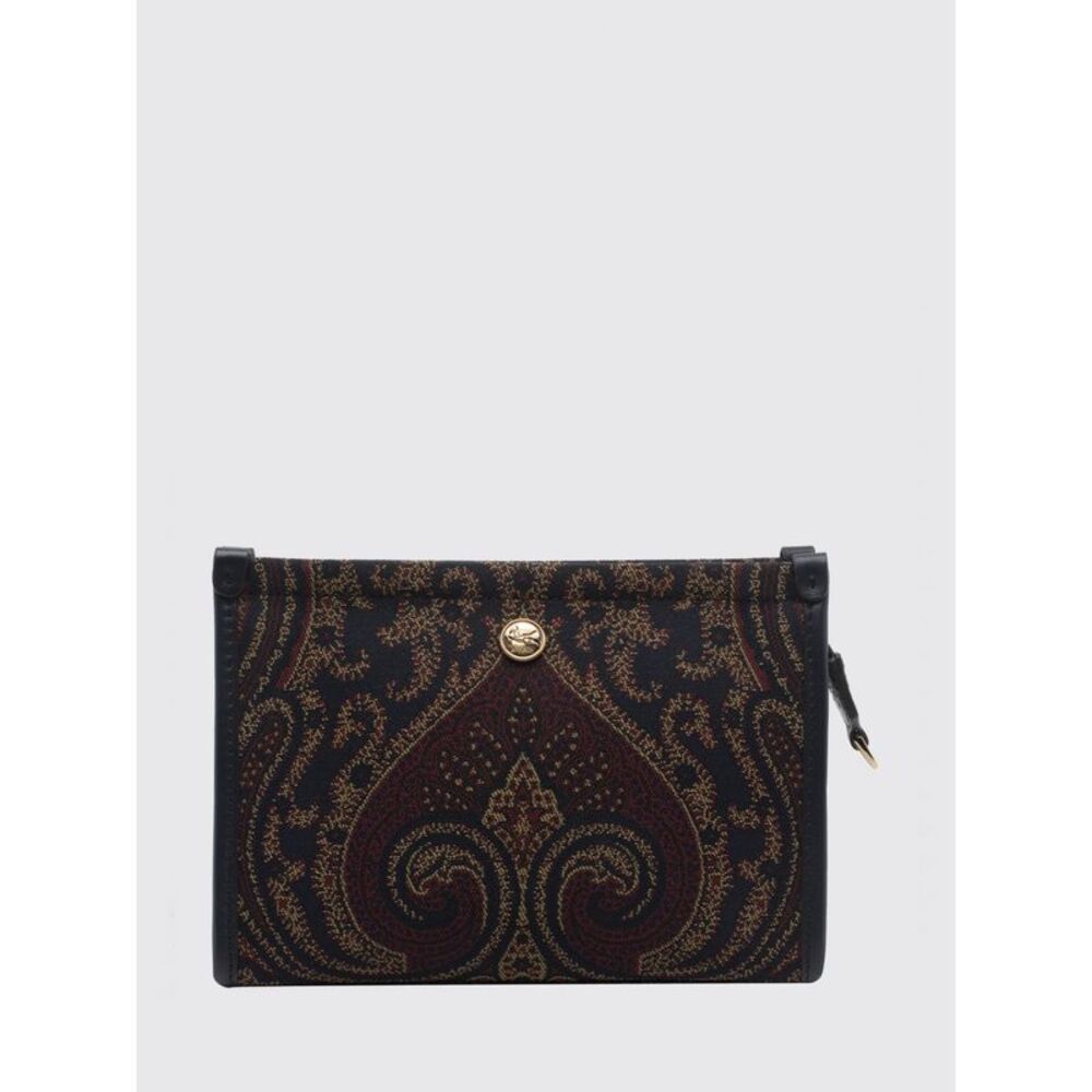 Etro Women Paisley Jacquard Fabric Mini Handbag Etro With Pegaso Logo